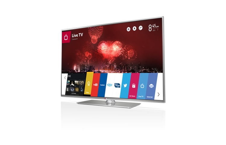 LG 55LB650V TV 139.7 cm (55") Full HD Smart TV Wi-Fi Silver – image 2