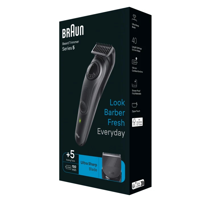 Braun BeardTrimmer 5 BT5420 beard trimmer Battery 40 – image 3