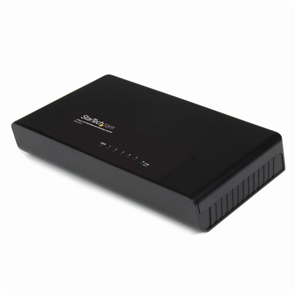 StarTech.com 5 Port Fast Ethernet Switch - 10/100 Desktop Wall Mount Network Switch
