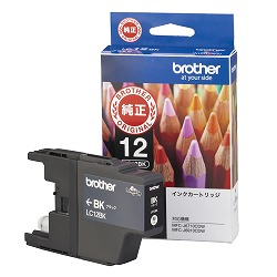 Brother LC12BK ink cartridge Original Standard Yield Black