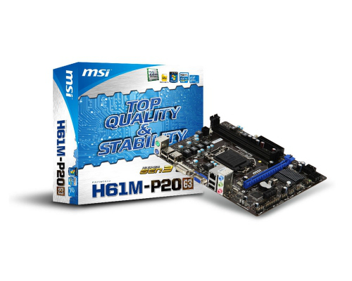 MSI H61M-P20 Intel® H61 LGA 1155 (Socket H2) micro ATX – image 5