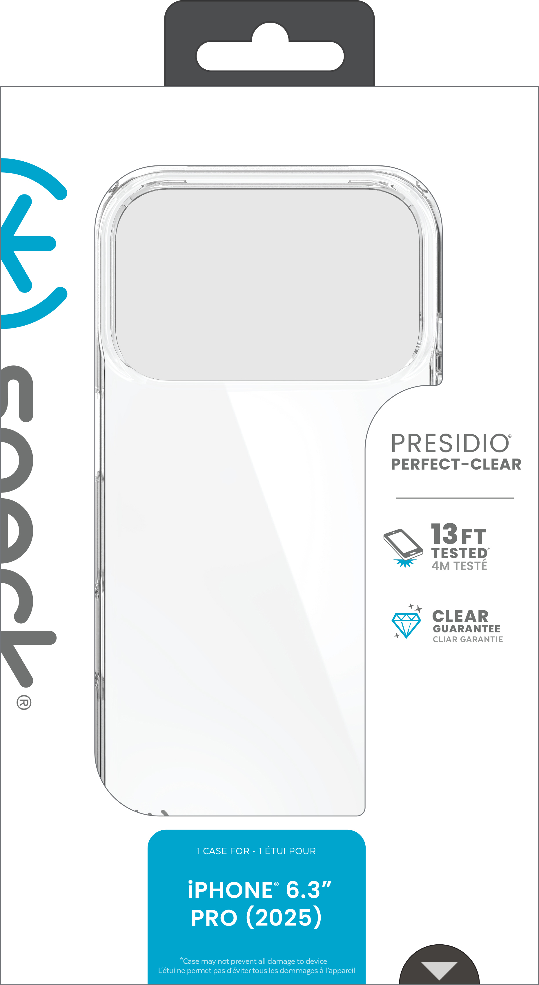 Speck Presidio Perfect Clear Apple iPhone 17 Pro Clear - with Microban – image 5