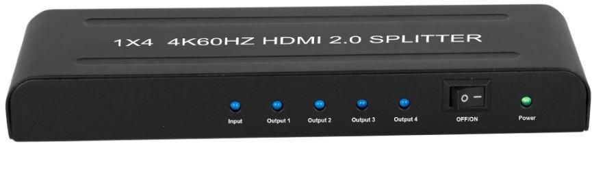 Microconnect MC-HMSP104S video splitter DisplayPort 4x HDMI – image 2
