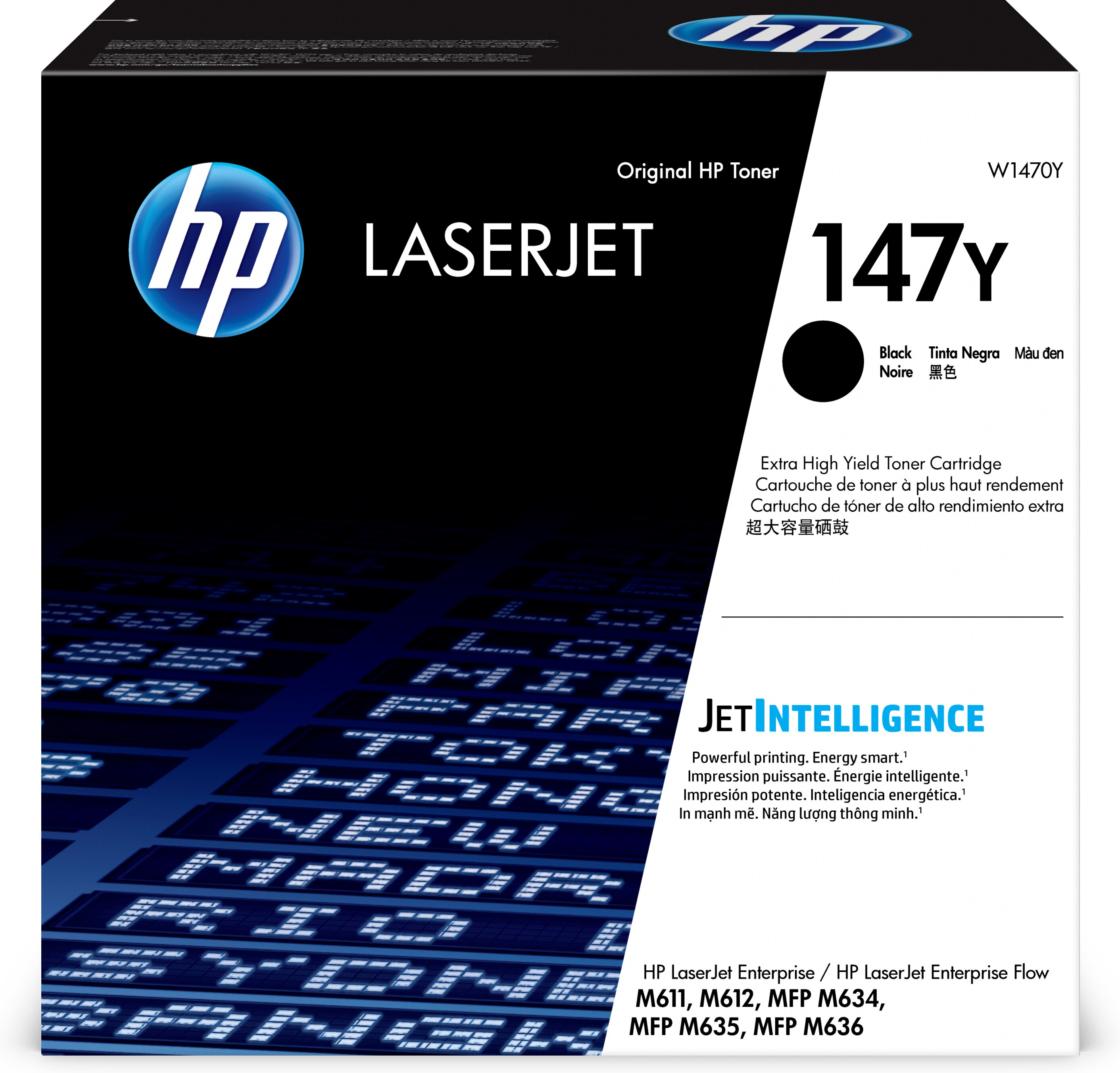Cartucho de Tóner HP 147Y - Negro - LaserJet - Original (W1470Y) - W1470Y