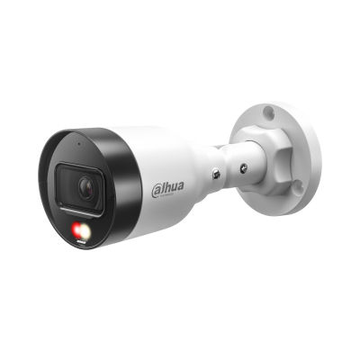 Cámara IP Dahua DH-IPC-HFW1239S1-A-IL - 2MP - Bala - Lente 2.8mm - Micrófono Integrado - Ethernet - DH-IPC-HFW1239S1-A-IL