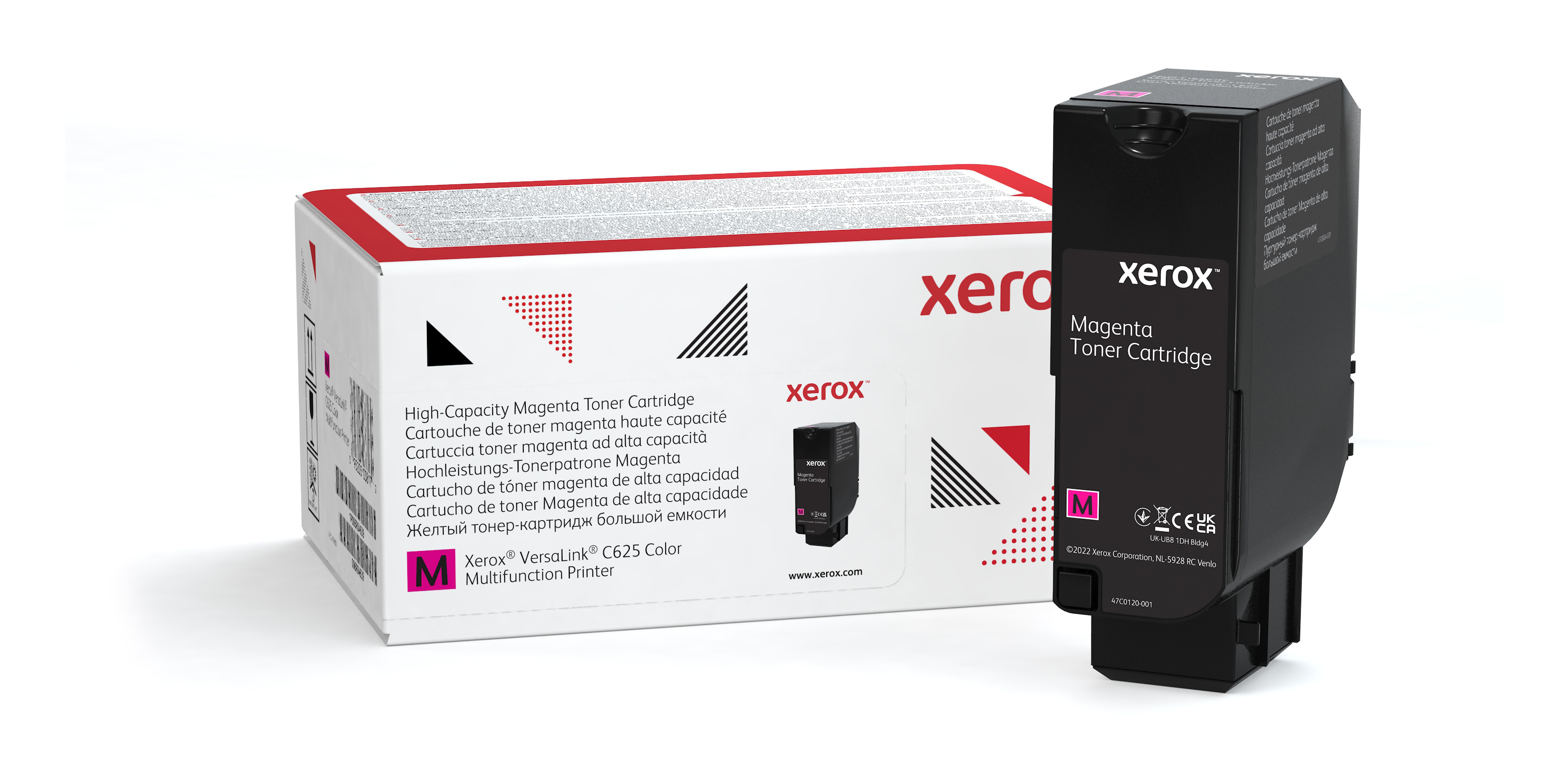 Xerox Cartouche de toner Magenta de Grande capacité Imprimante couleur multifonctions ® VersaLink® C625 (16000 pages) - 006R0463