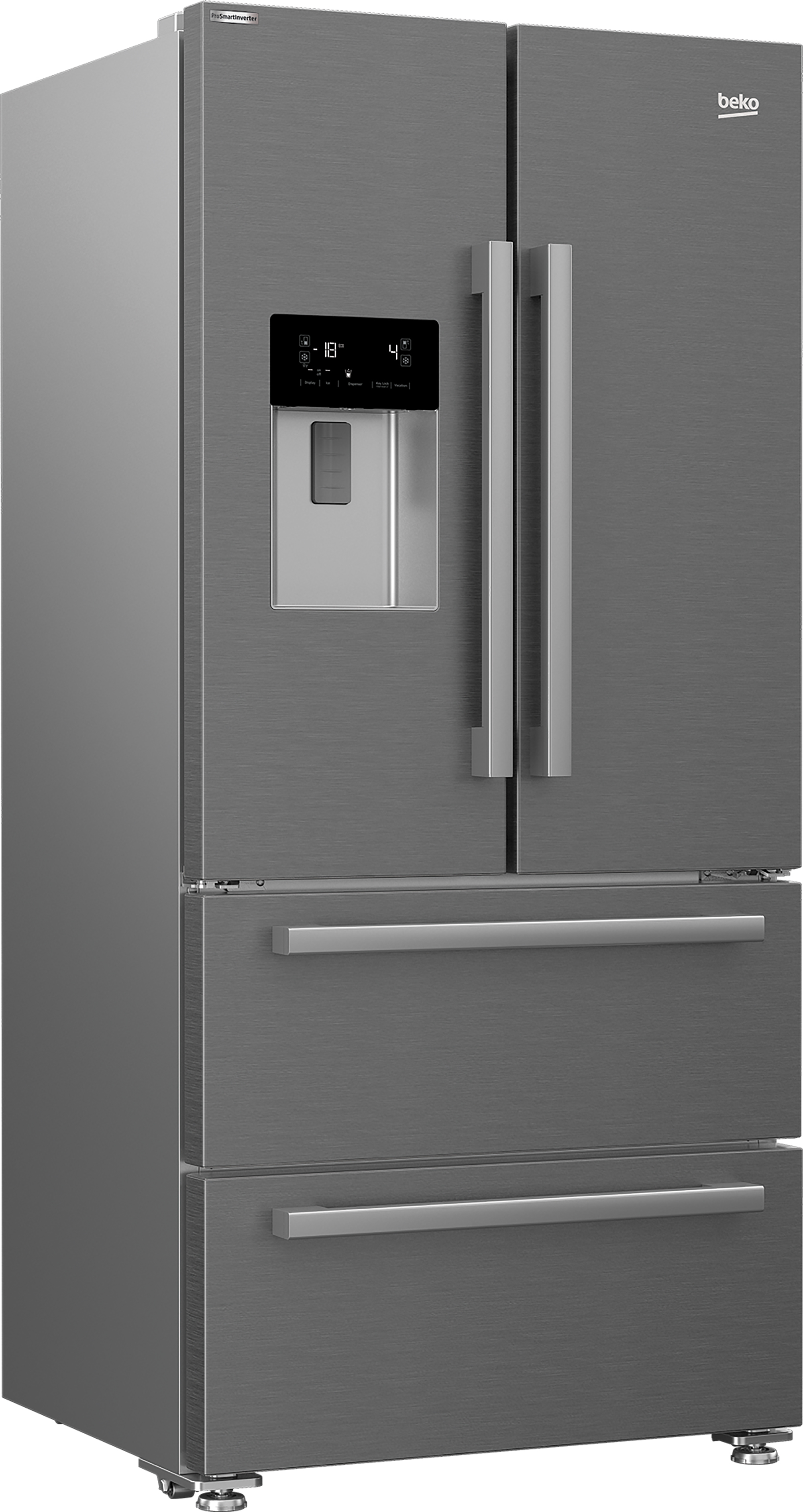 Beko GNE360520DX Freestanding American Style Fridge Freeze with HarvestFresh™ – image 2