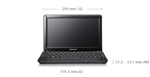 Samsung NC110-A02PL Intel Atom® N550 Netbook – image 4