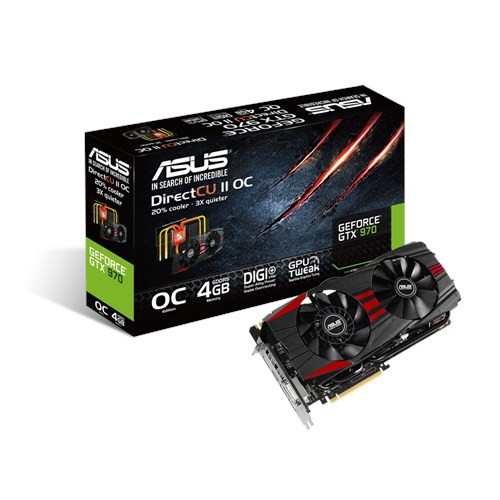 ASUS GTX970-DC2OC-4GD5-BLACK NVIDIA GeForce GTX 970
