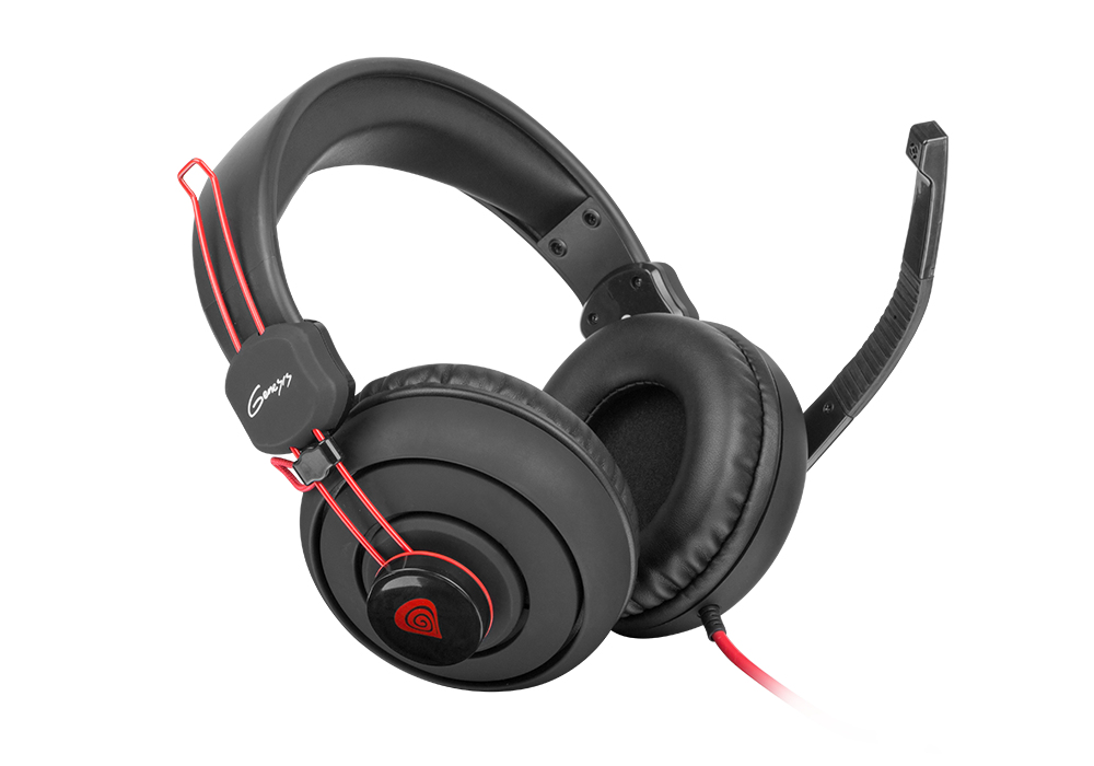 GENESIS H70 Headset Wired Head-band Gaming Black, Red – image 2