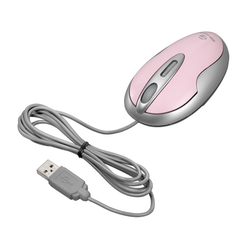 Targus Optical USB Notebook Mouse, Pink/Silver