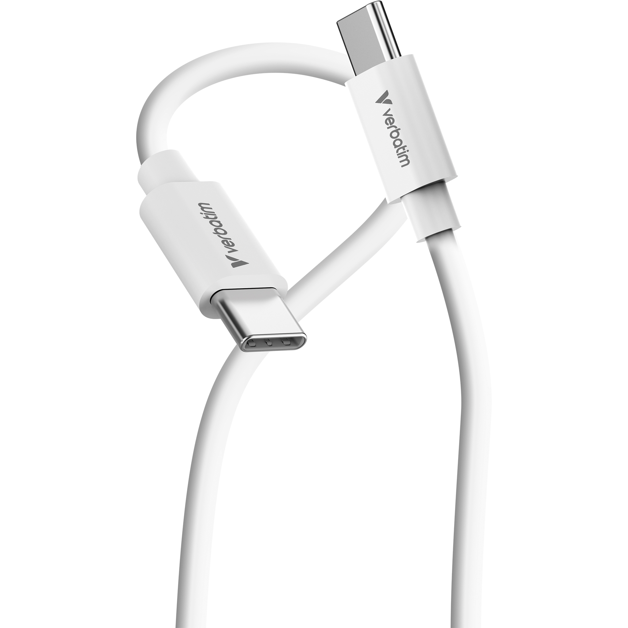 Verbatim Sync & Charge USB-C to USB-C  100W 3m - White