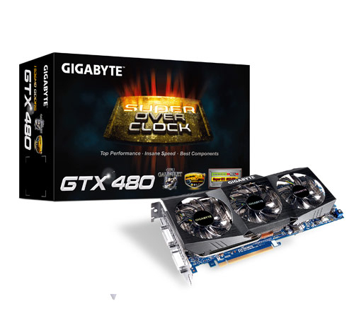 GIGABYTE GV-N480SO-15I graphics card NVIDIA GeForce GTX 480