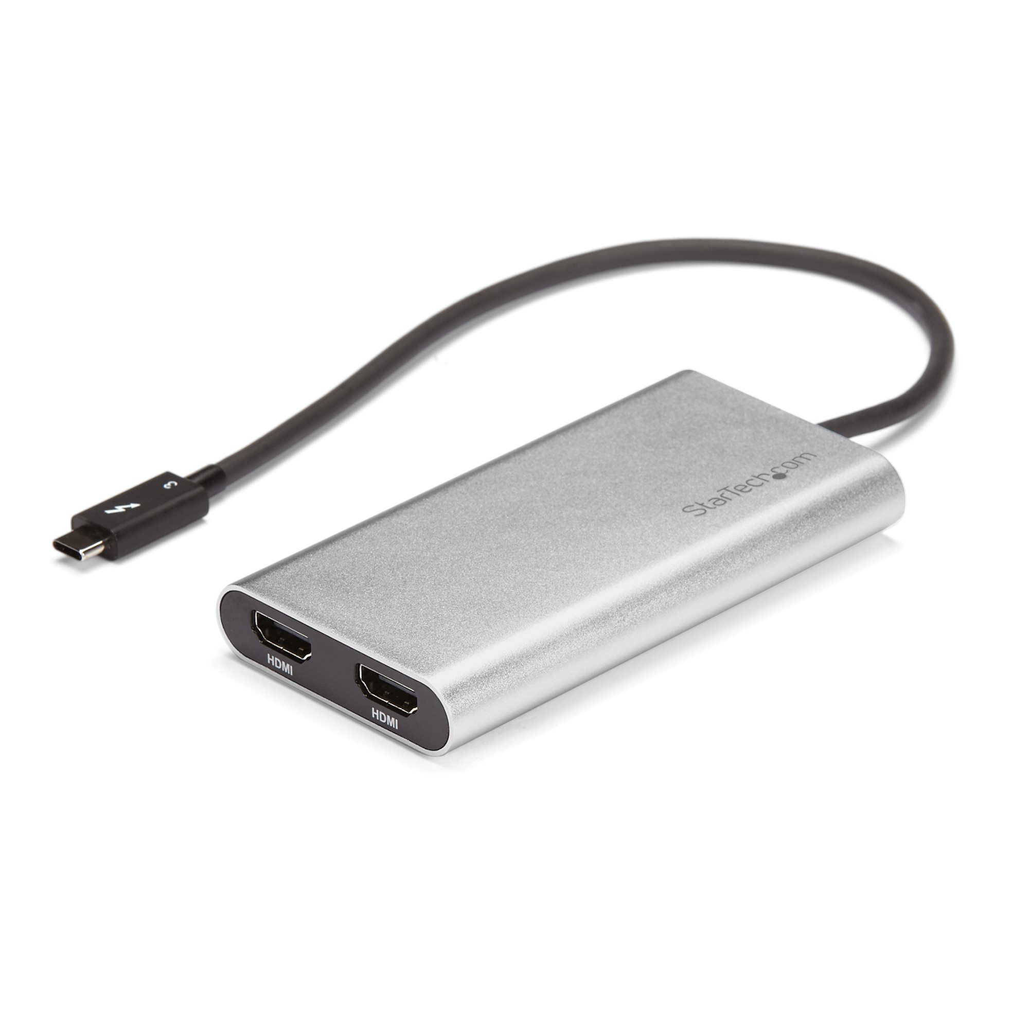 StarTech.com Thunderbolt to Dual HDMI 2.0 Adapter, Dual 4K