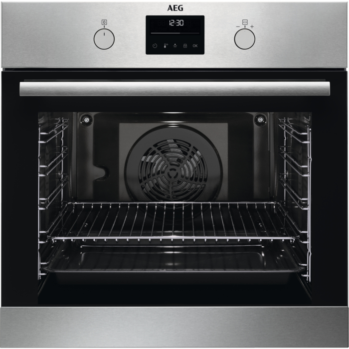 AEG BPK231061M 72 L 3490 W Black, Stainless steel