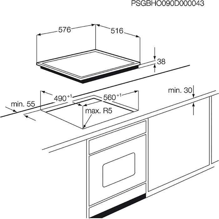 AEG EPMX551339 cooking appliance set Ceramic hob Electric – image 2