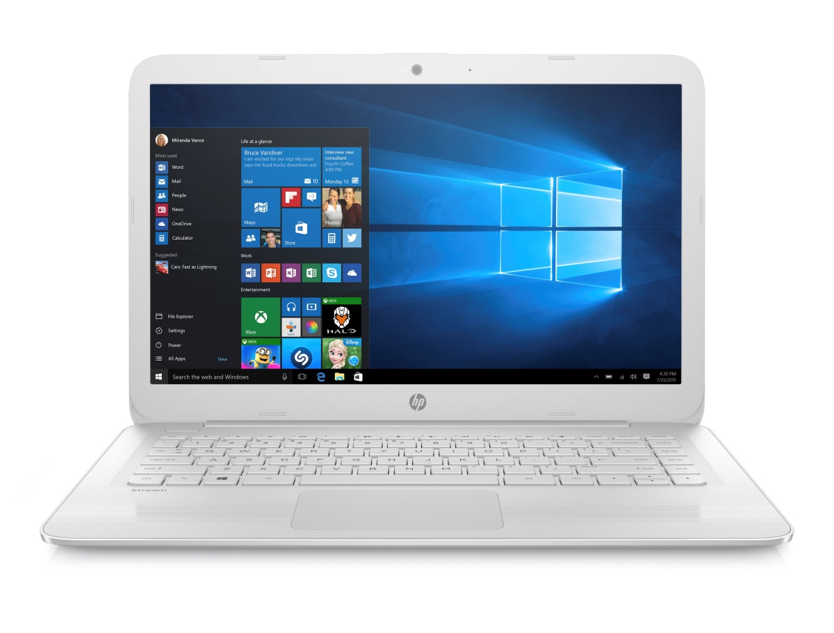 HP Stream 14-ax005nw Intel® Celeron® N3060 Laptop – image 1