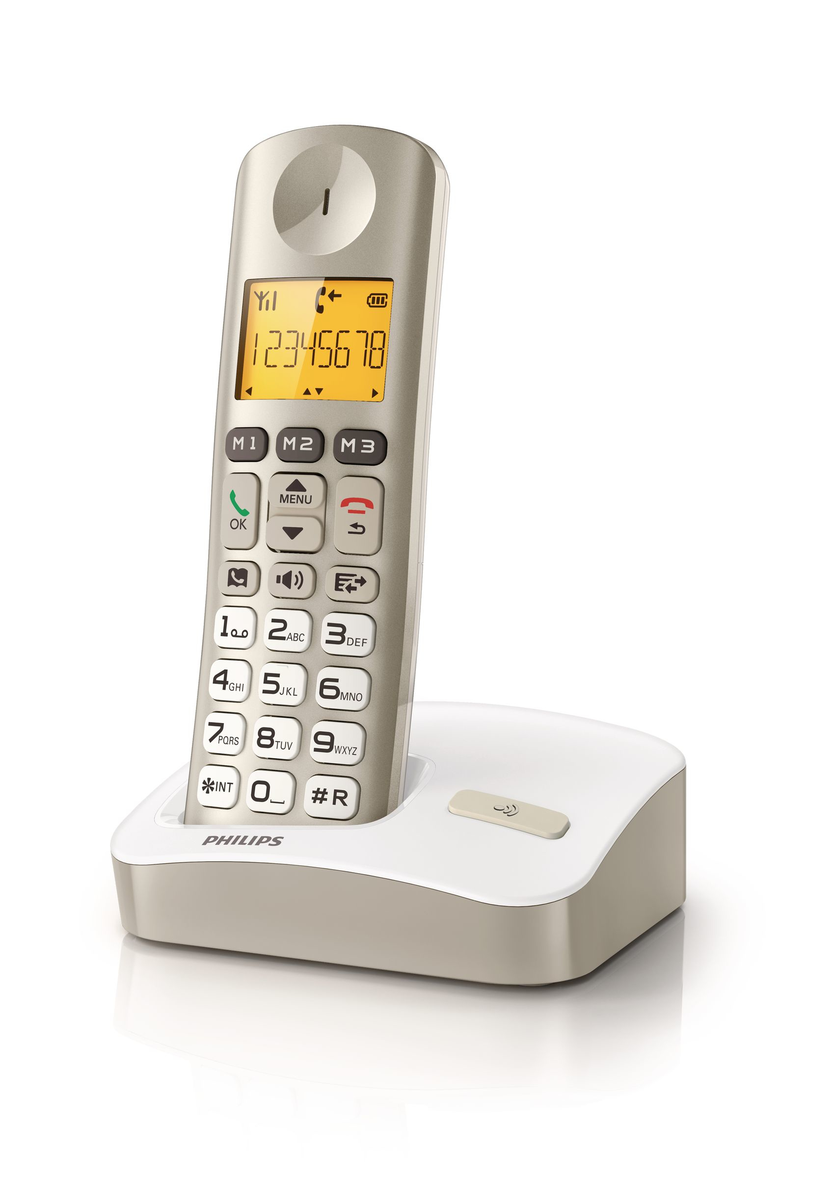 Philips XL3001C/96 telephone DECT telephone Caller ID Gold