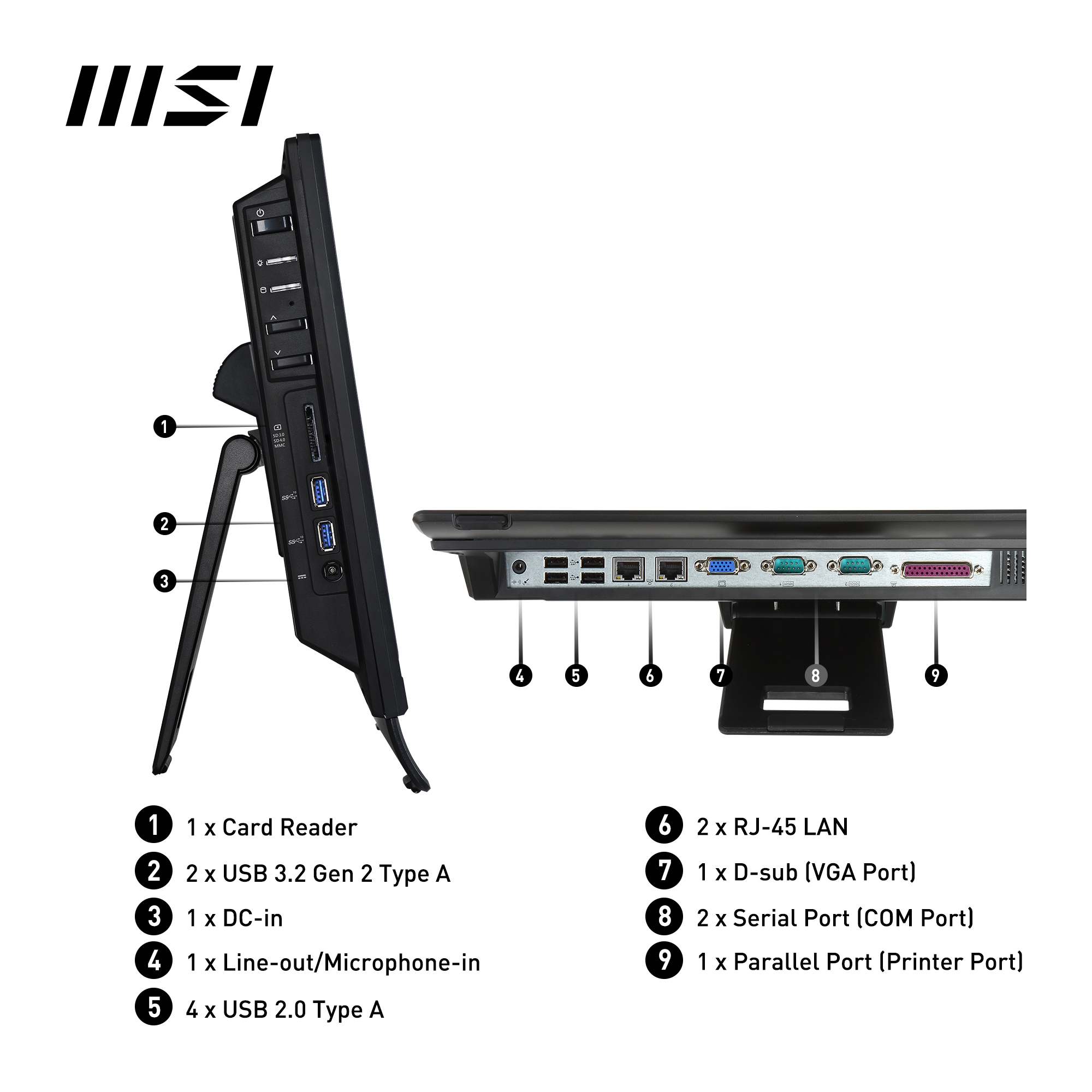 MSI PRO AP162T ADL N100 4GB 128GB W11P – image 2