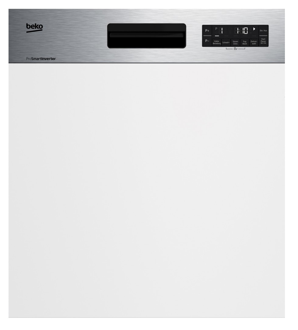 Beko DSN6634FX1 dishwasher Semi built-in 13 place settings