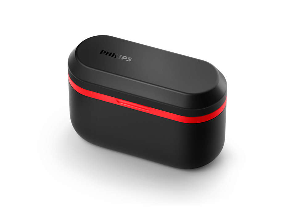 Philips TAA7507BK/00 headphones/headset Wireless In-ear Calls/Music Bluetooth Black, Red – image 7