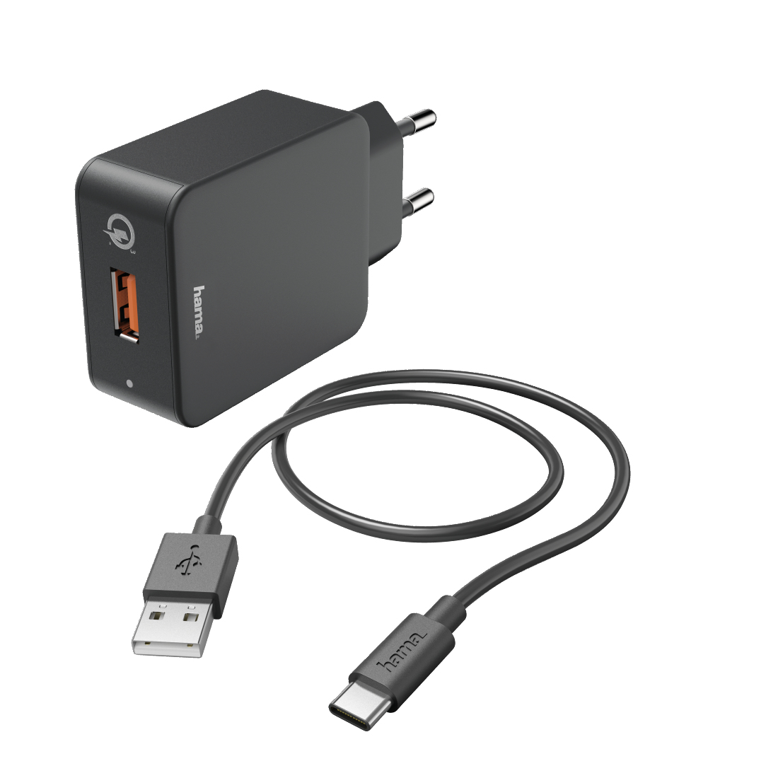 Hama 00133755 mobile device charger Mobile phone, Smartphone, Tablet Black AC Fast charging Indoor – image 1