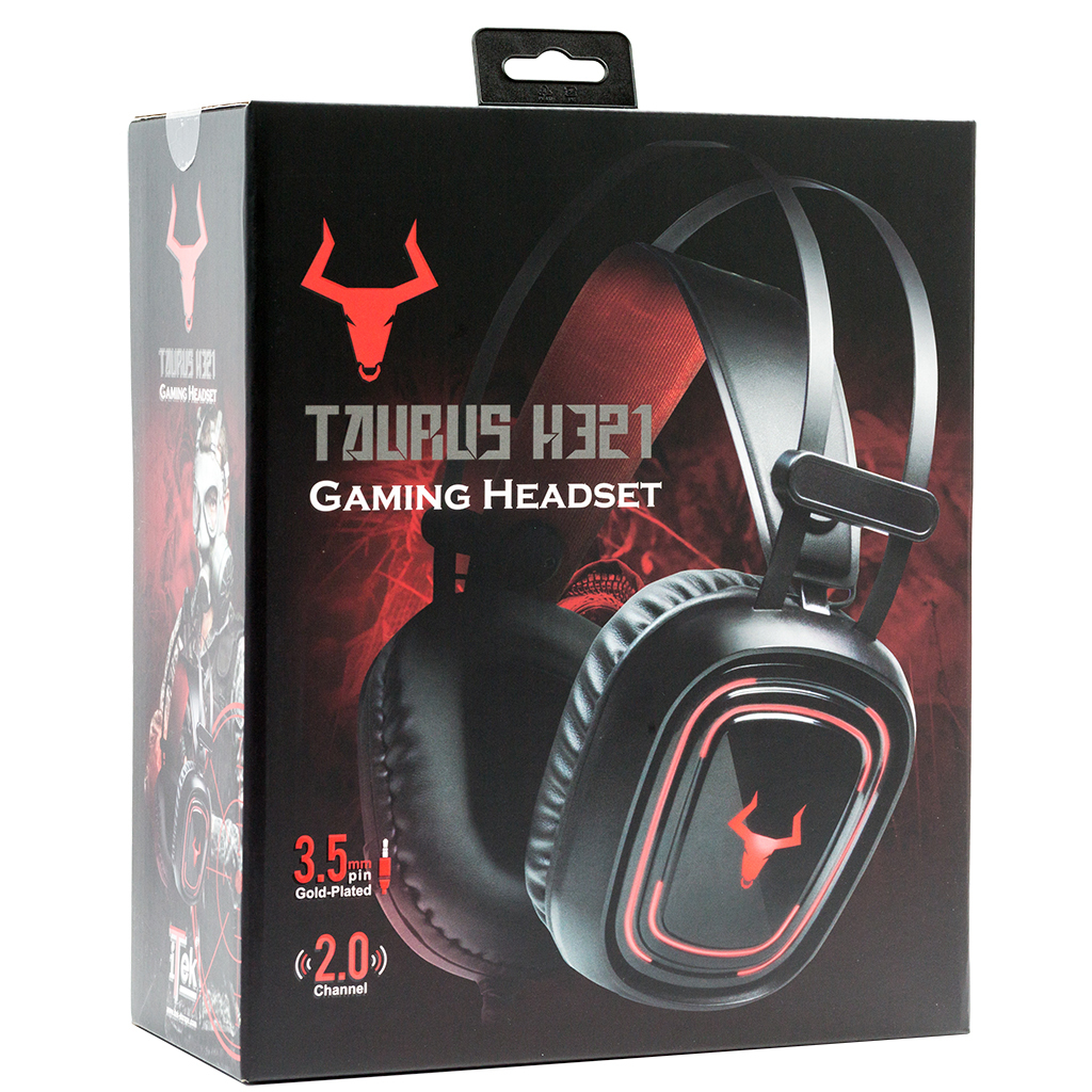 itek TAURUS Headset Wired Head-band Gaming Black – image 2