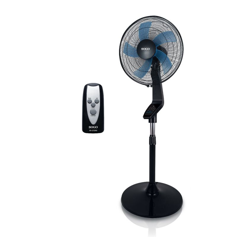 Sogo VEN-SS-21280 household fan Black, Blue, Silver