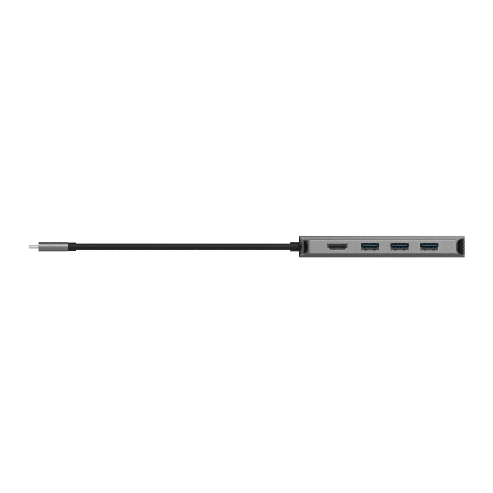 Verbatim 66604 laptop dock/port replicator Wired USB 3.2 Gen 1 (3.1 Gen 1) Type-C Grey – image 2