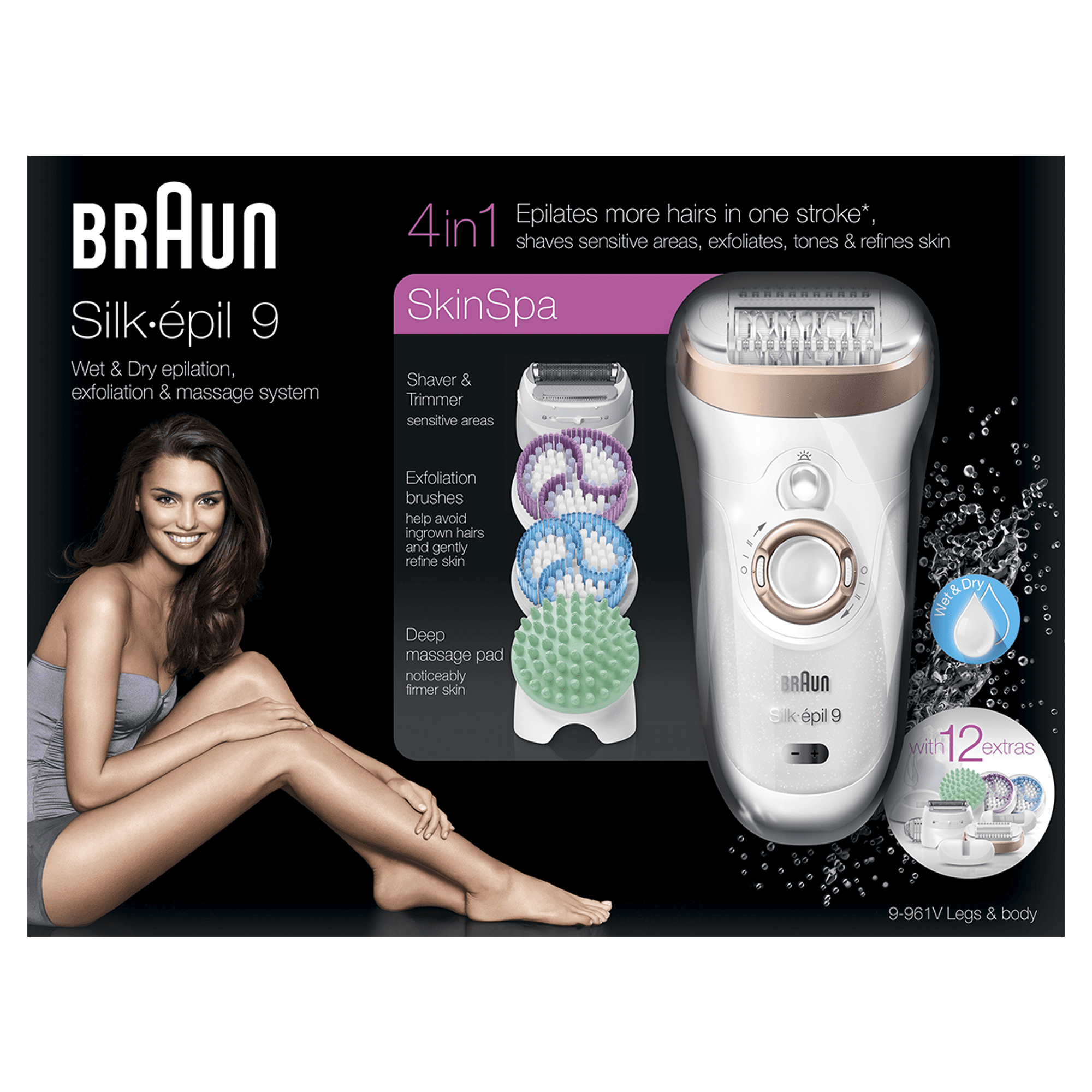 Braun Silk-épil 9 Skin Spa 9-961v – image 2