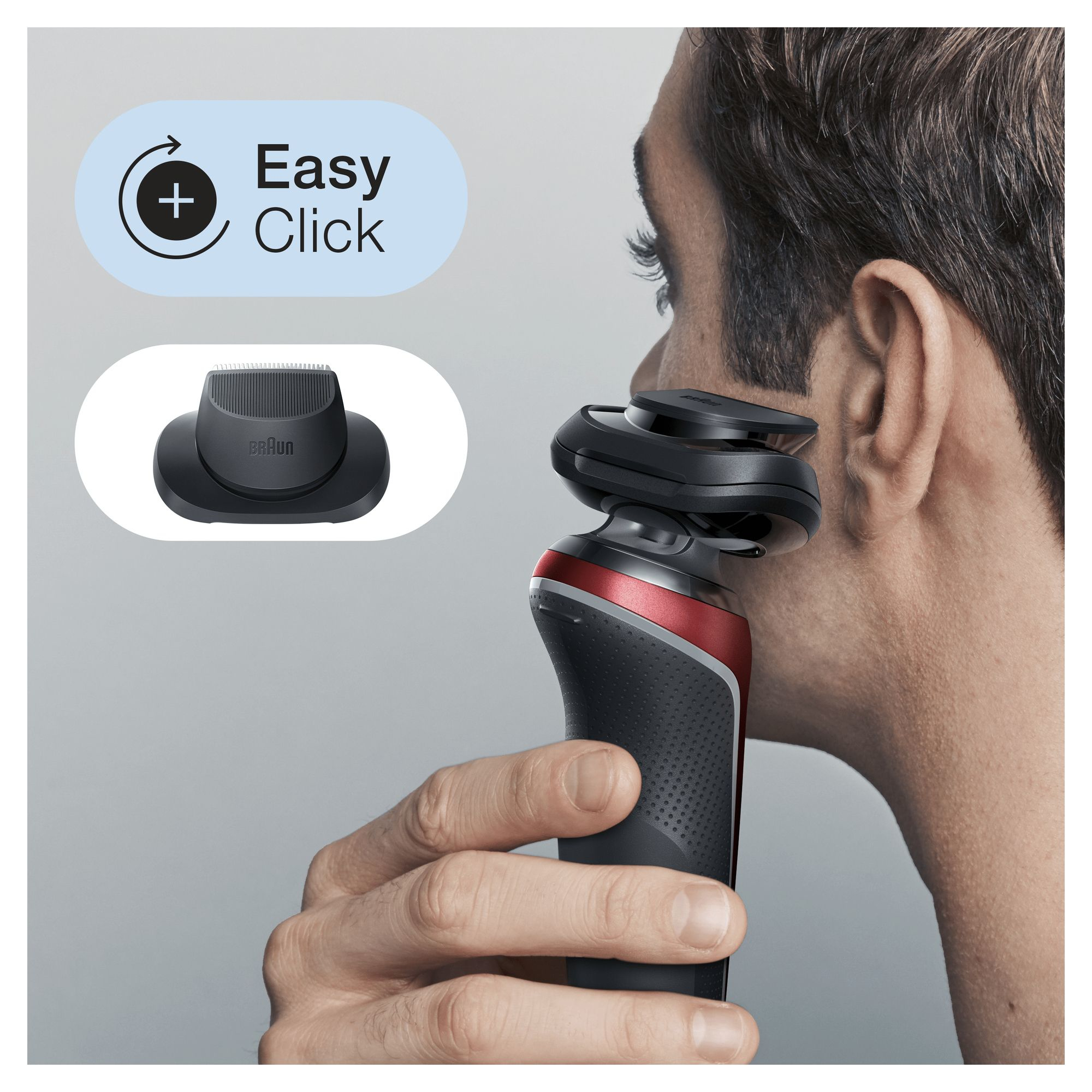 Braun Series 6 60-R1200s Foil shaver Trimmer Red – image 4