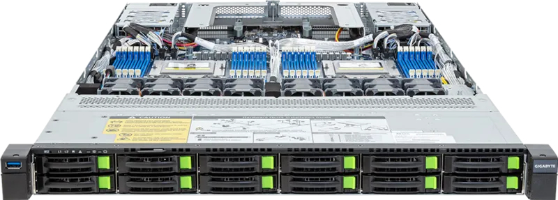 GIGABYTE R183-Z94-AAD1 LGA 6096 Rack (1U) Black, Steel – image 2
