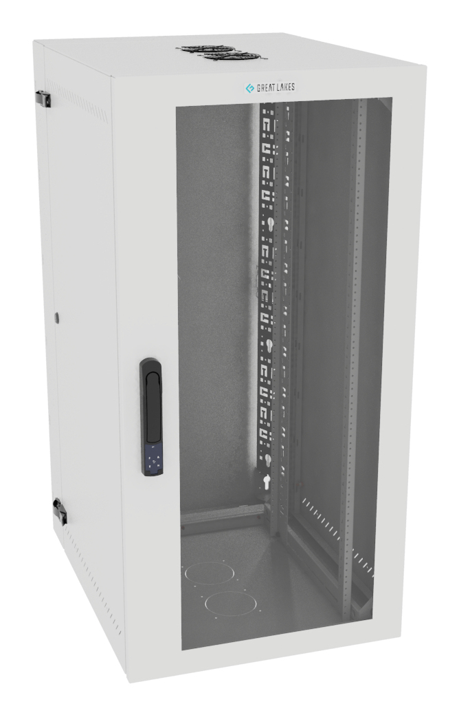 Vertiv VR Rack GL48WMCMP-W-SE-AF-CM rack cabinet 25U Wall mounted rack White