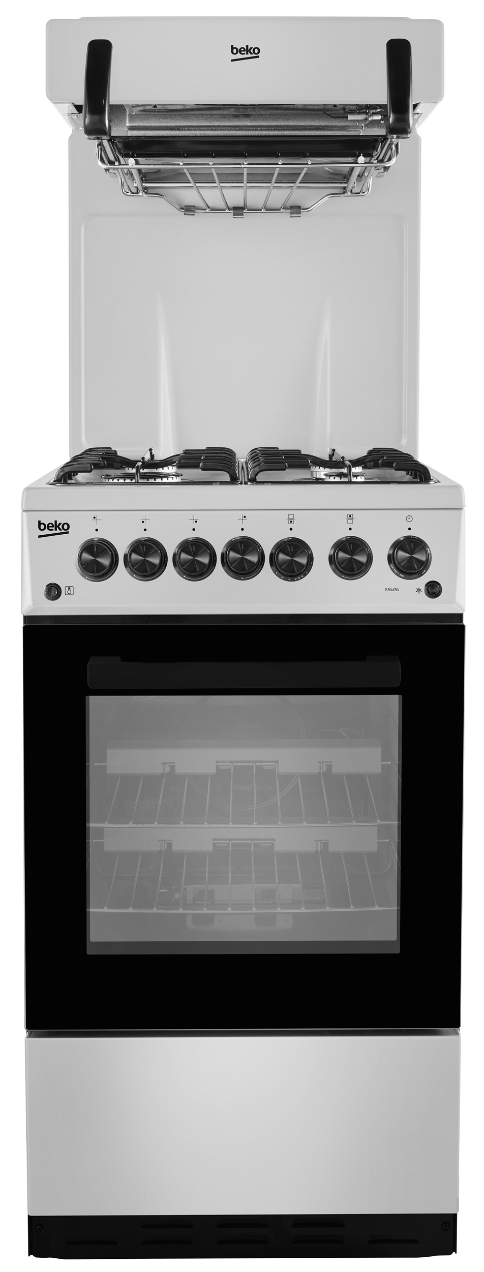 Beko KA53NES cooker Gas Silver – image 2