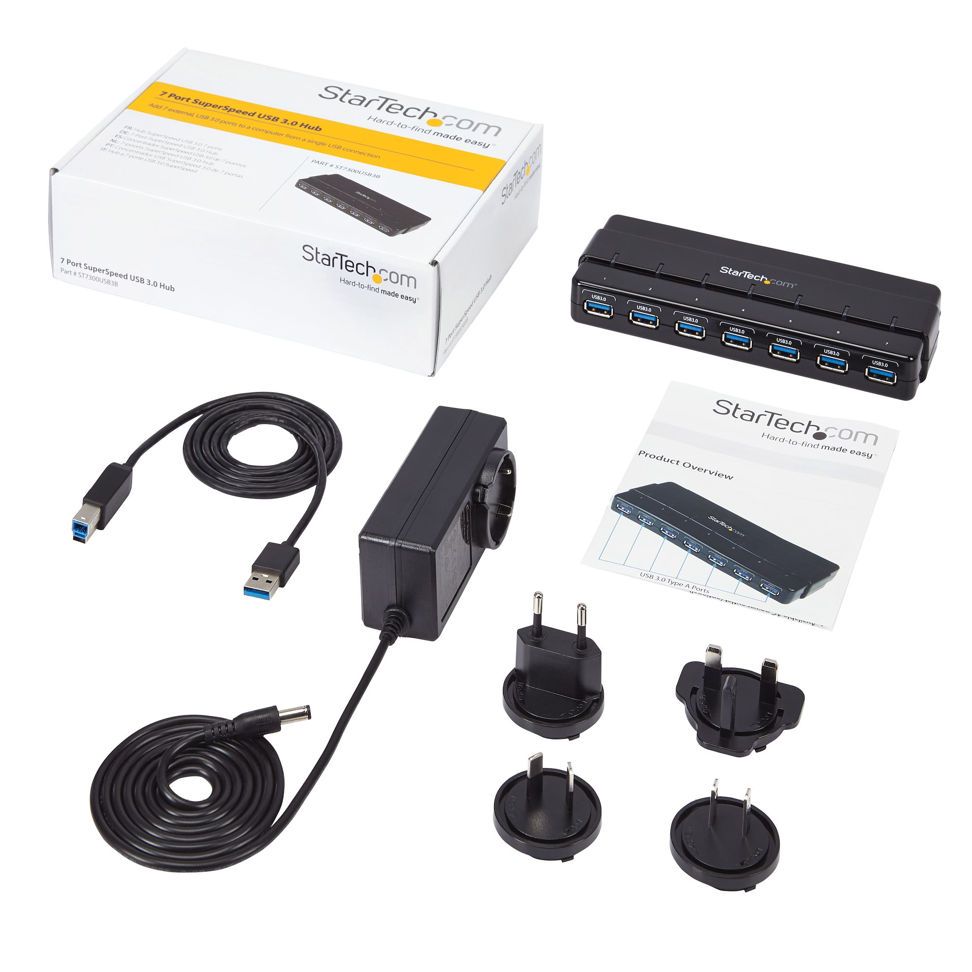 StarTech.com 7-Port USB 3.0 Hub (5Gbps) - Desktop – image 7