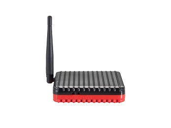 LevelOne WBR-6805 wireless router Fast Ethernet Black, Red – image 3