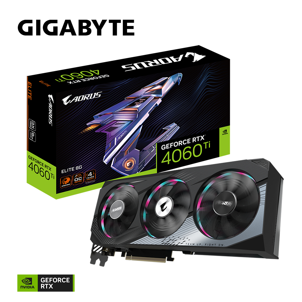GIGABYTE AORUS GeForce RTX 4060 Ti ELITE 8G – image 2