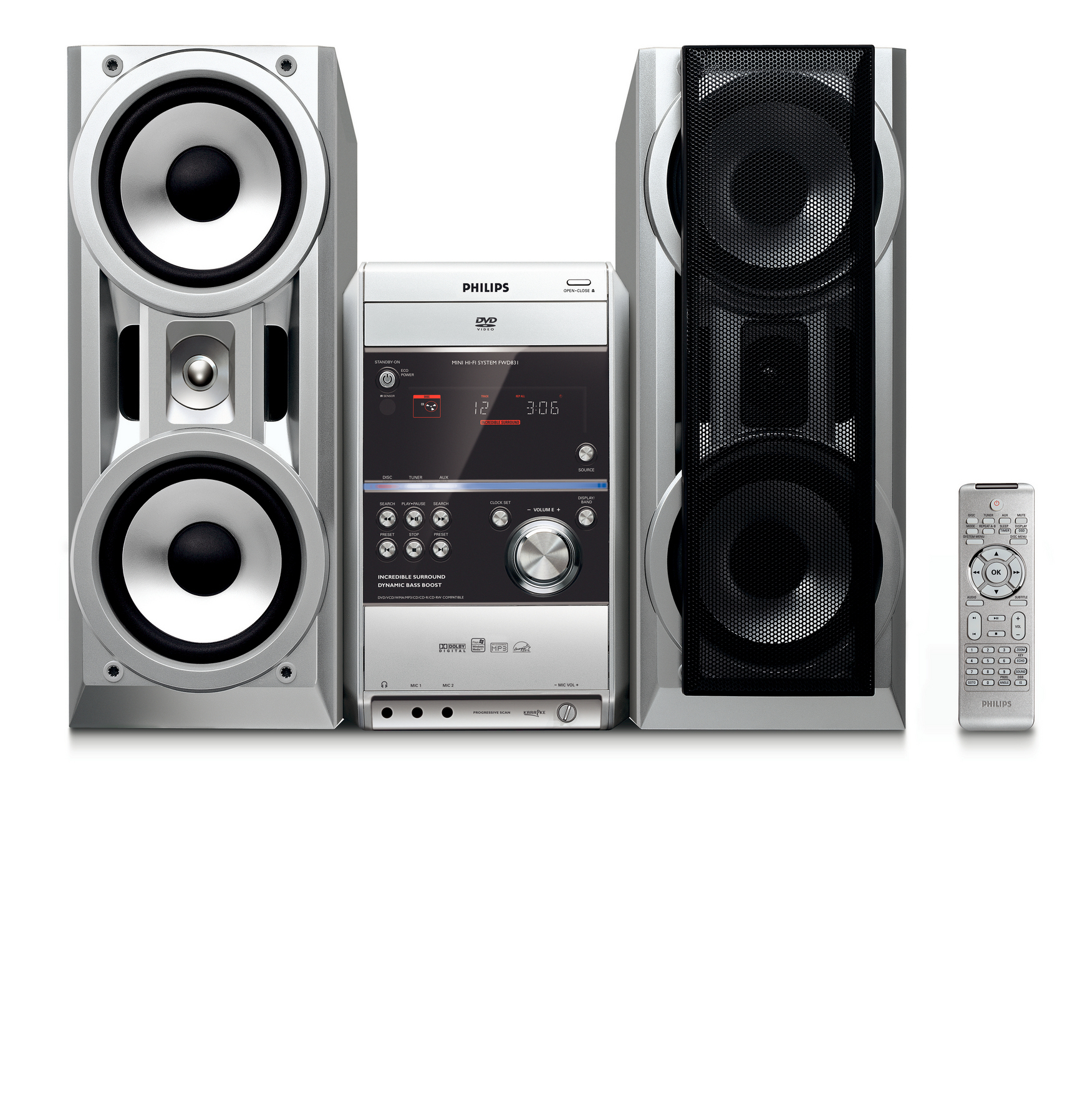 Philips DVD Mini Hi-Fi System FWD831/05 – image 2
