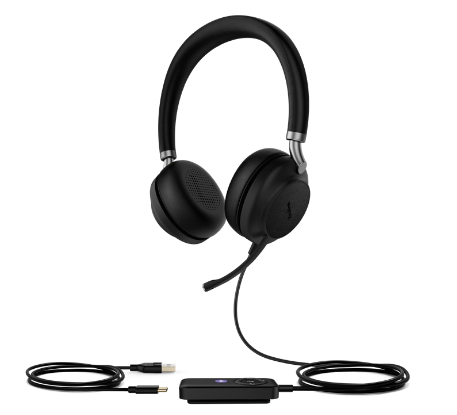 Yealink UH38-DUAL-UC-BAT наушники/гарнитура Проводной и беспроводной Оголовье Calls/Music USB тип-A Bluetooth Черный