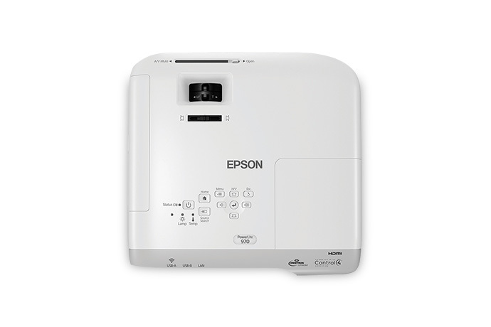 Epson PowerLite 970 Standard throw projector 4000 ANSI lumens 3LCD XGA (1024x768) White – image 4