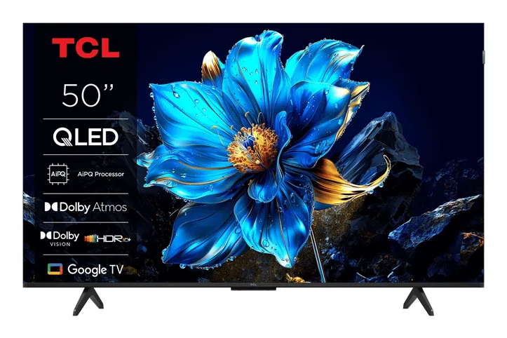 TCL 50T69C TV QLED 50 (127 cm) 4K UHD 3840x2160 HDR10 Android TV 3xHDMI 2.1 WiFi — photo 1