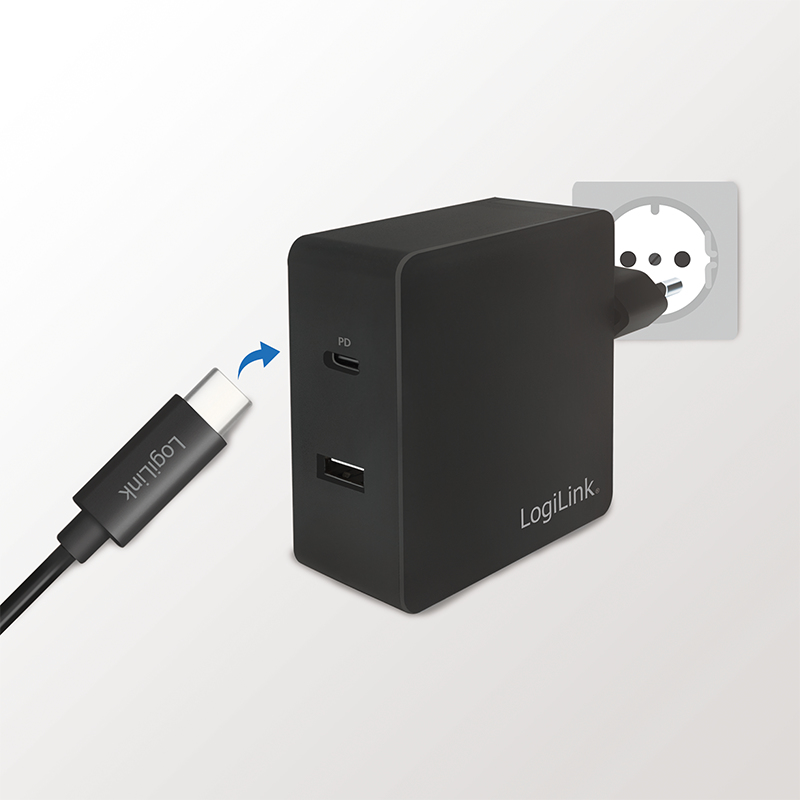 LogiLink PA0224 mobile device charger Laptop Black USB Indoor – image 4