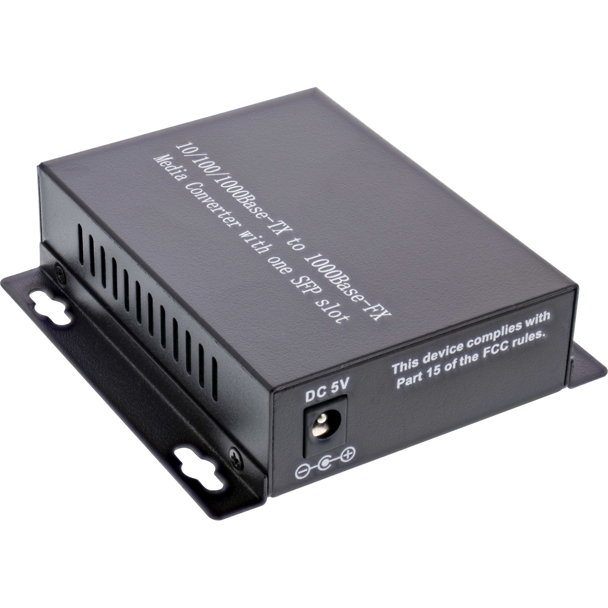 InLine Network Media Converter 10/100/1000Mb/s TP to SFP FO, MM, 550m – image 2