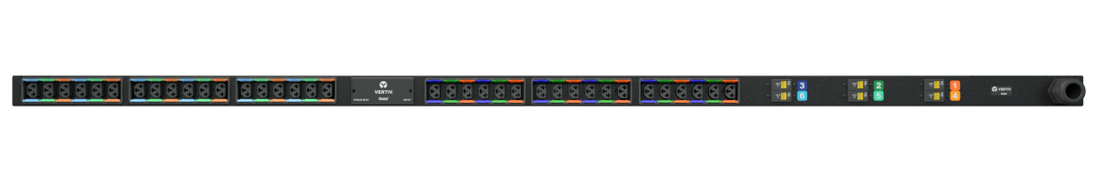 Vertiv Geist MN01X4W1-36CF13-3PS56B0A10-S-A power distribution unit (PDU) 36 AC outlet(s) 0U Black