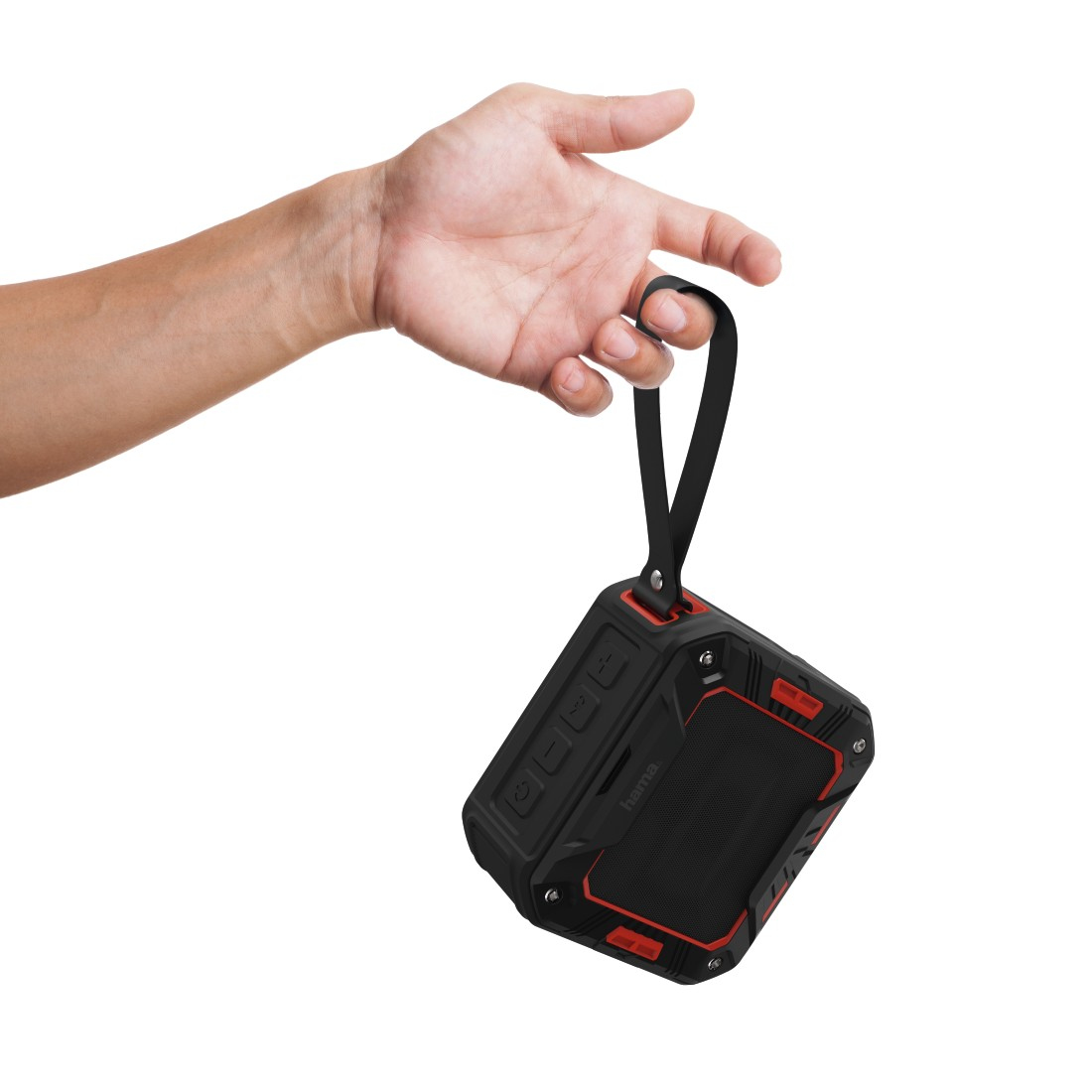 Hama Rockman-S Mono portable speaker Black, Red – image 5