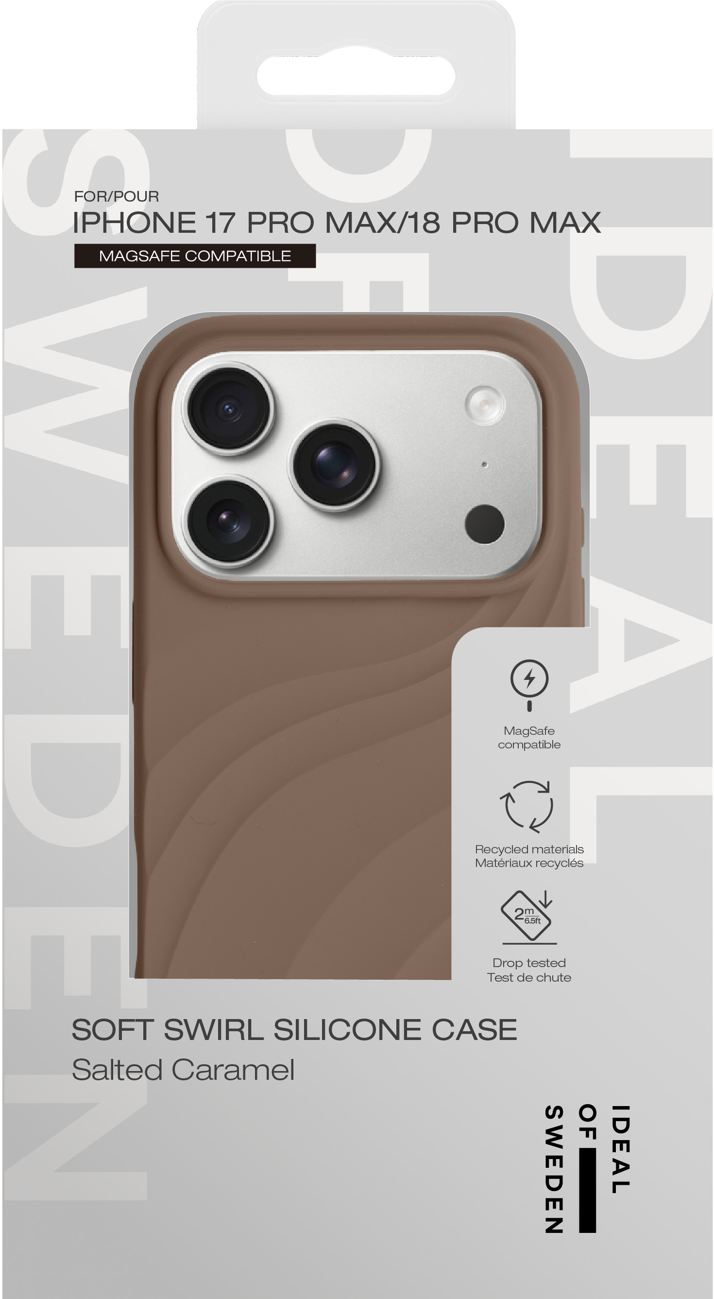 iDeal of Sweden Soft Swirl Silicone Case MagSafe iPhone 17 Pro Max / 18 Pro Max Salted Caramel – image 6