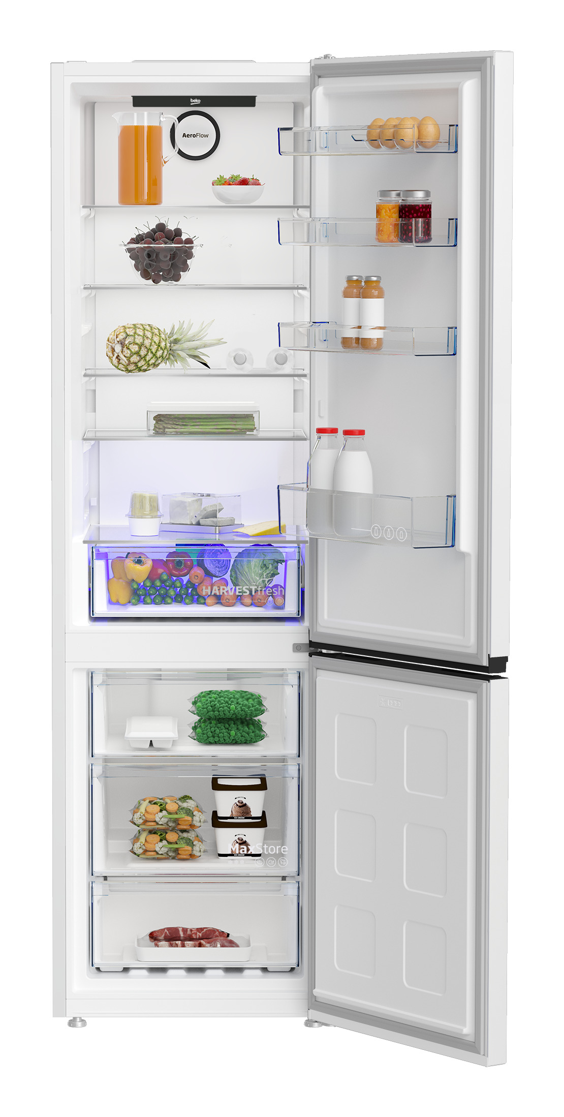 Beko B3RCNA404HW fridge-freezer Freestanding – image 5