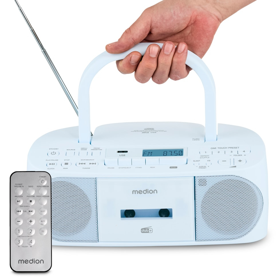 MEDION 50079332 radio Personal Digital Blue