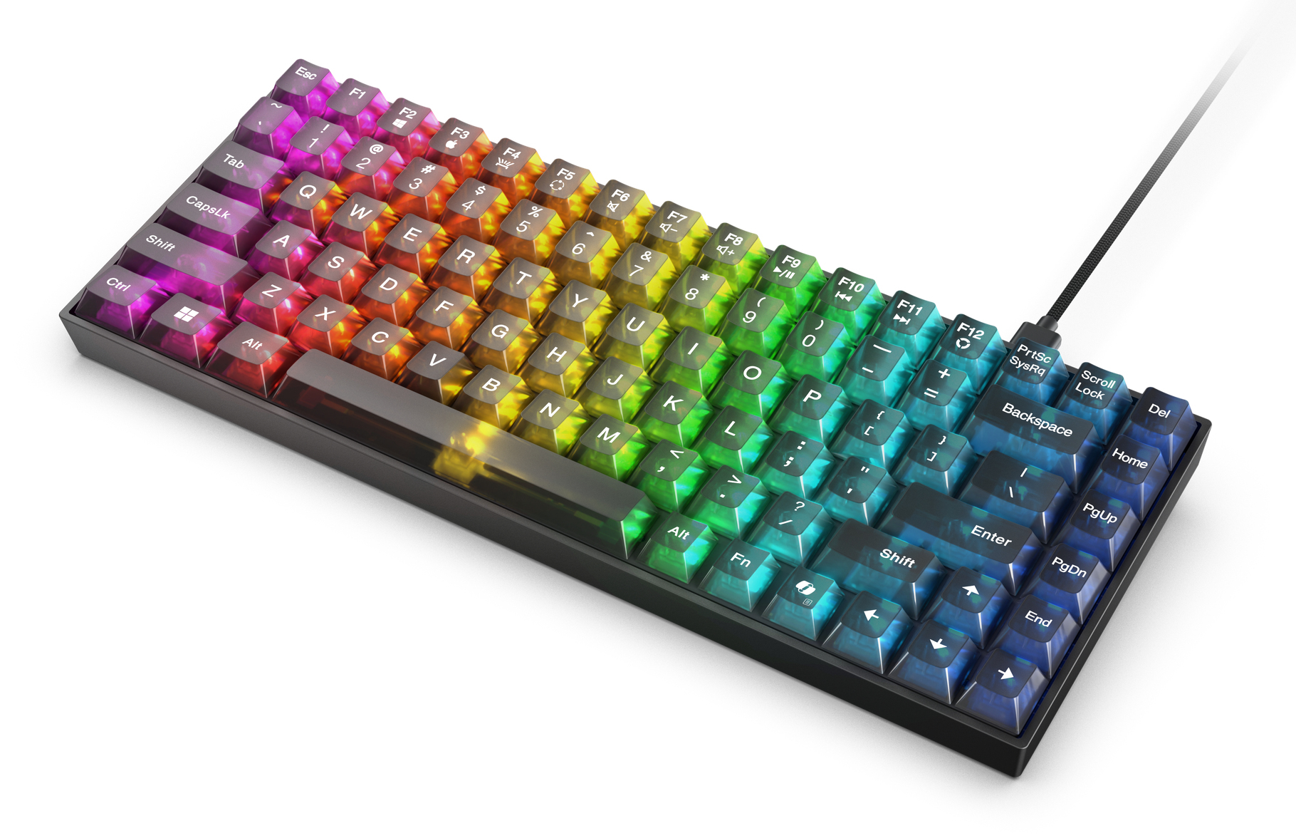 Lenovo GY41P80871 keyboard Gaming USB Thai Black, Transparent – image 6