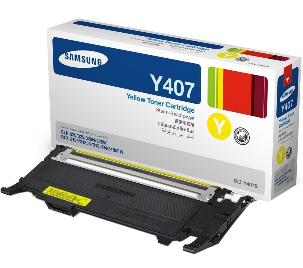 Samsung CLT-Y407S toner cartridge 1 pc(s) Original Yellow